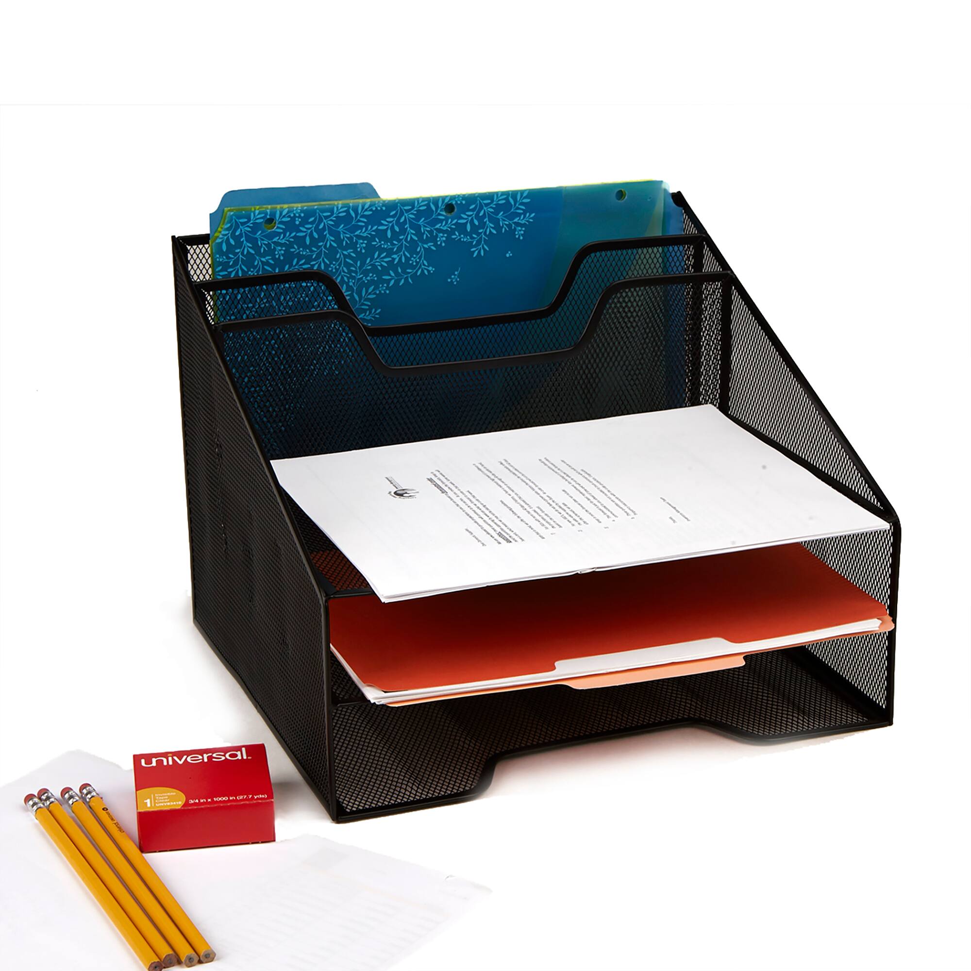 Mind Reader 5-Compartment Desk Organizer
